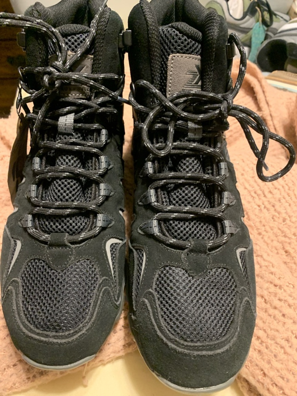 ZeroXposur Black Waterproof Hiking Boots